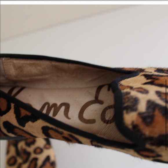 ❗️SOLD Sam Edelman Calf Hair Cheetah Loafers MSRP $118! - Picture 4 of 4